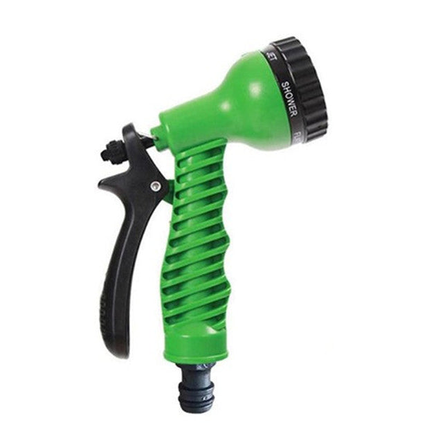 Manguera Espiral Extensible 15m Retráctil Pistola 7 Modos Kit Terraza Balcón Patio Compacta EVA