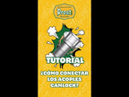Cómo conectar la manguera plana con acoples Camlock